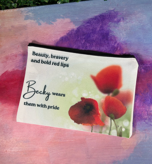 Cosmetic Bag - Beauty and Bravery