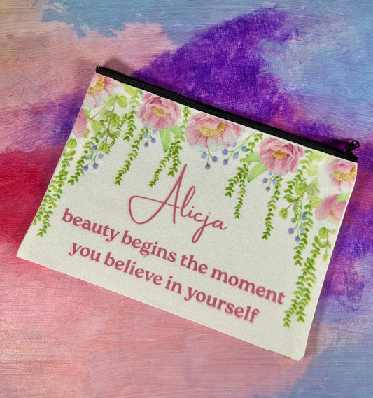 Cosmetic Bag - Believe in Yourself