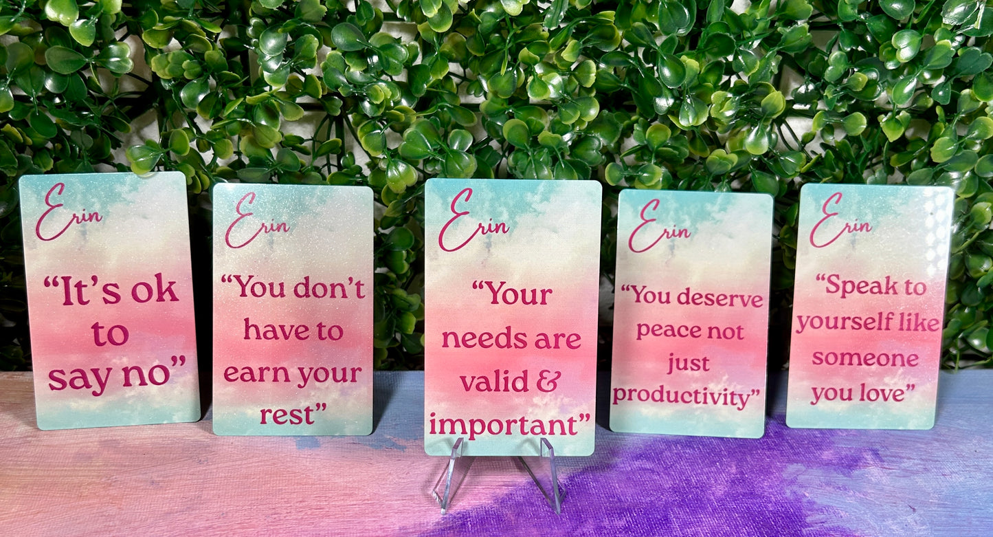 Affirmation Cards - Self-Care