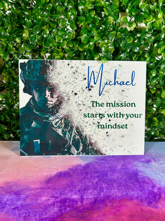 Metal Sign - Mission - Mindset