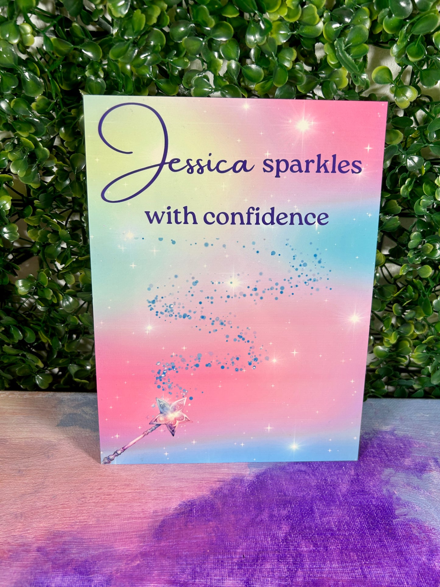 Metal Sign - Sparkles with confidence